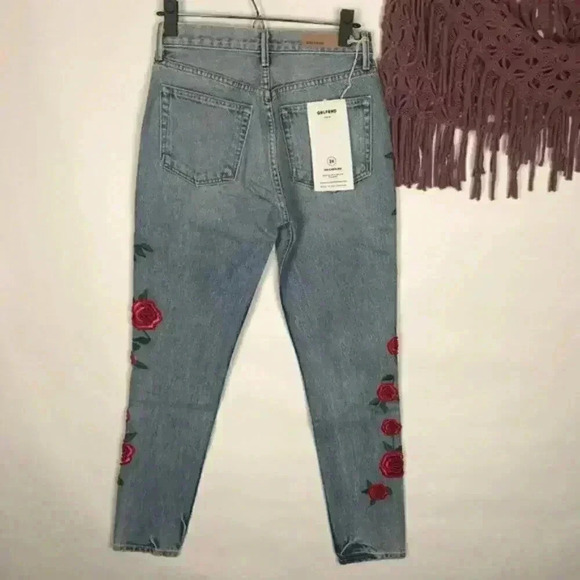 GRLFRND Karolina Embroidered Jeans Size 26 - Picture 8 of 8